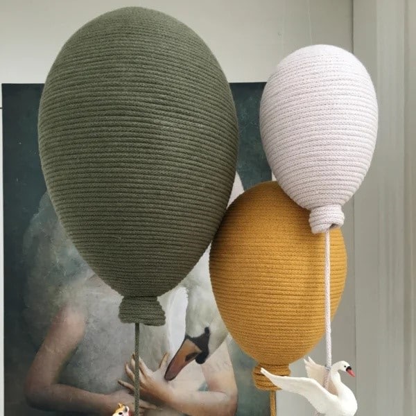 Handgefertigte Deko Ballons, 3 Größen Set