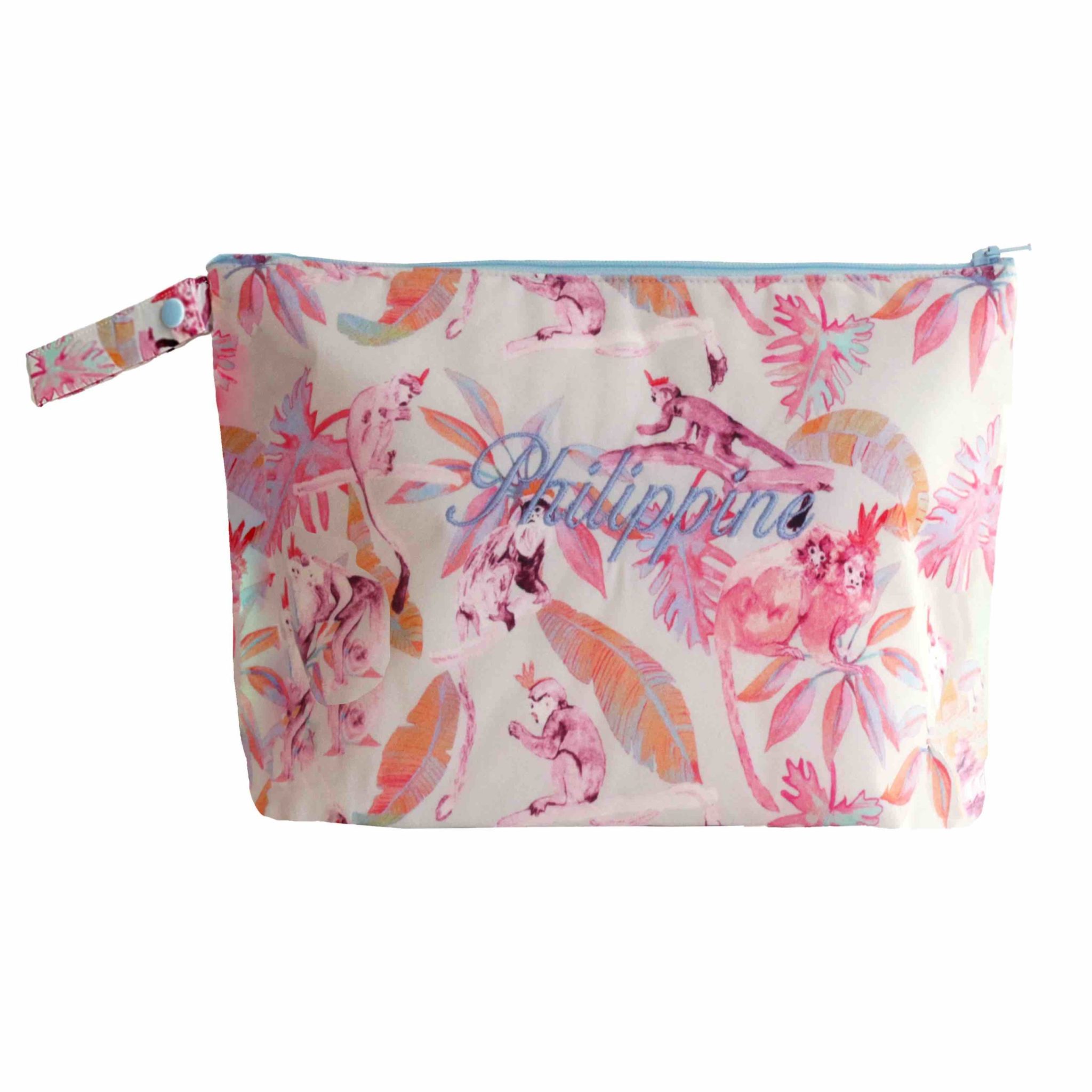 Personalisierte Bikinitasche Affen Coral, Tribu