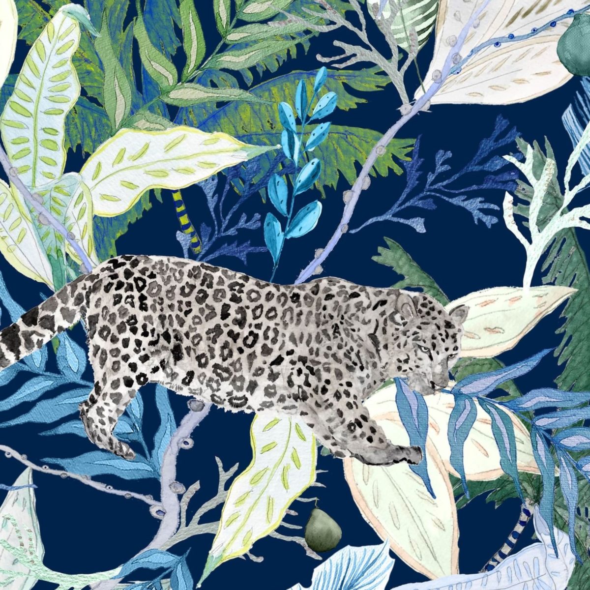 Tapete Orilla, Jaguar Dark