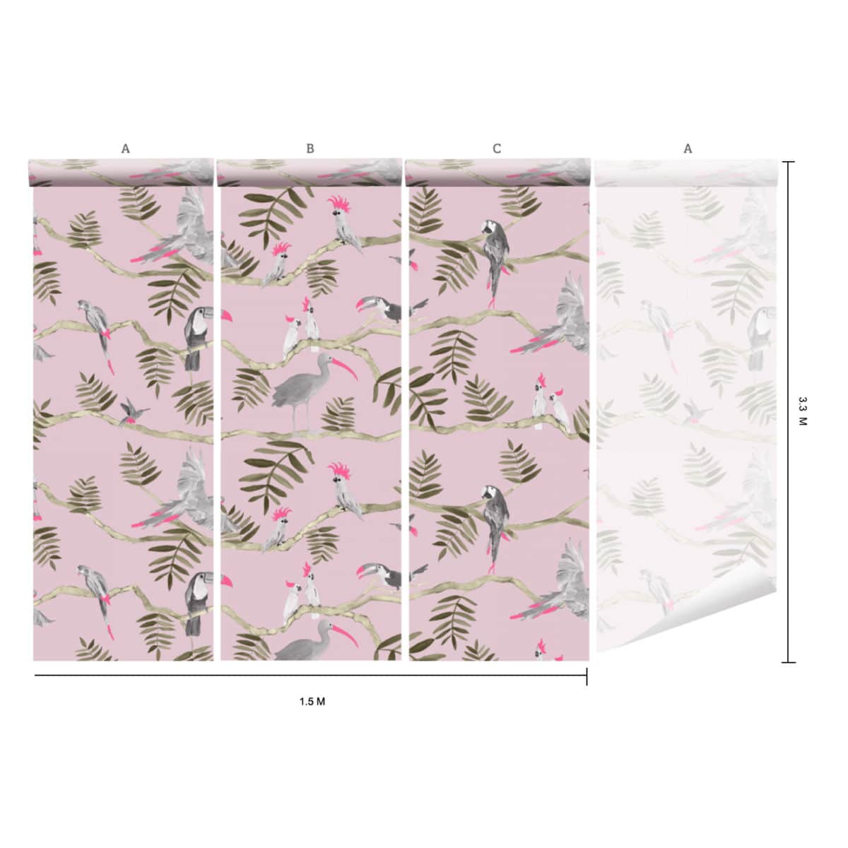 PANTANAL_Pink&Grey_Toucans_rolls_Kariokas