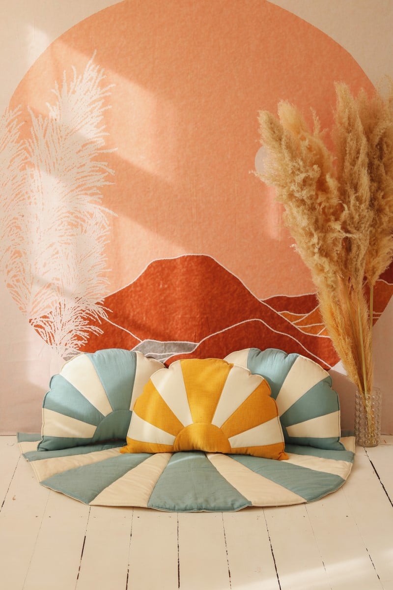Spielmatte "Waves at the Ocean Beach"