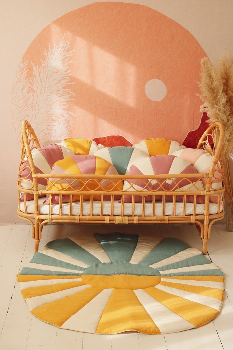Spielmatte "Waves at the Ocean Beach"