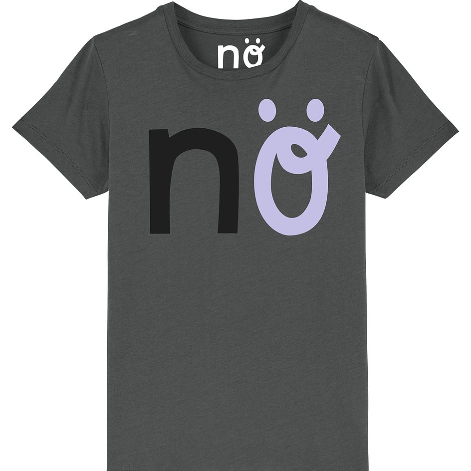 NÖ Kindershirt, Anthra Black