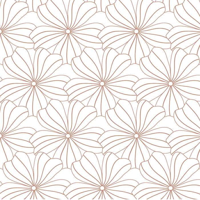 Spannbettlaken "Flowers" White 140x200cm