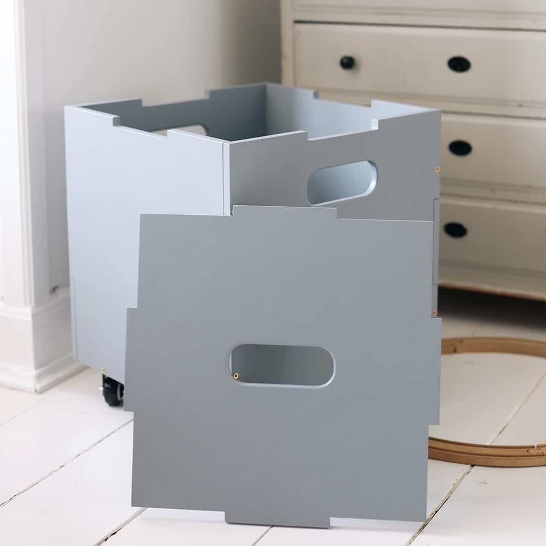 Aufbewahrungsbox "Kids Cube Storage", Grau - The Family Circle