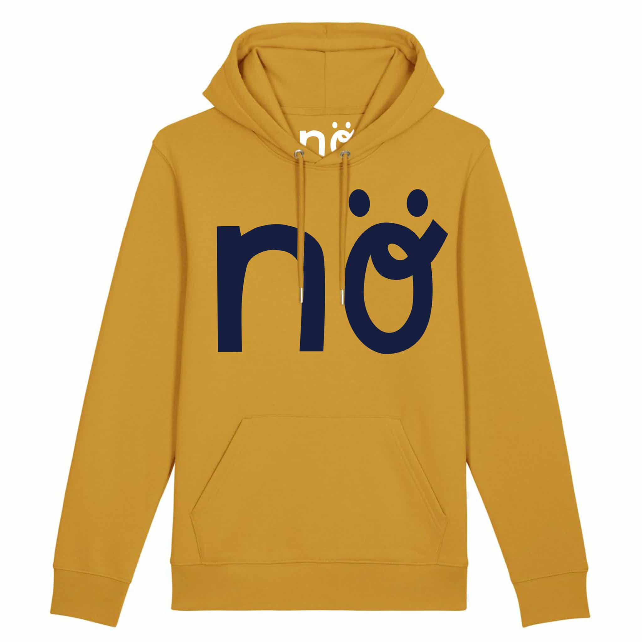 NÖ Unisex Hoodie, Senf