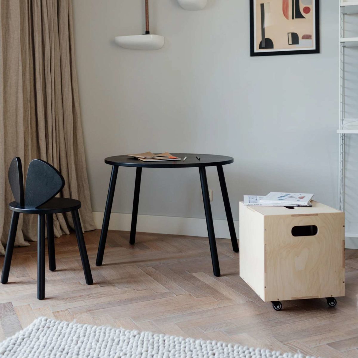 Aufbewahrungsbox "Kids Cube Storage", Natur - The Family Circle