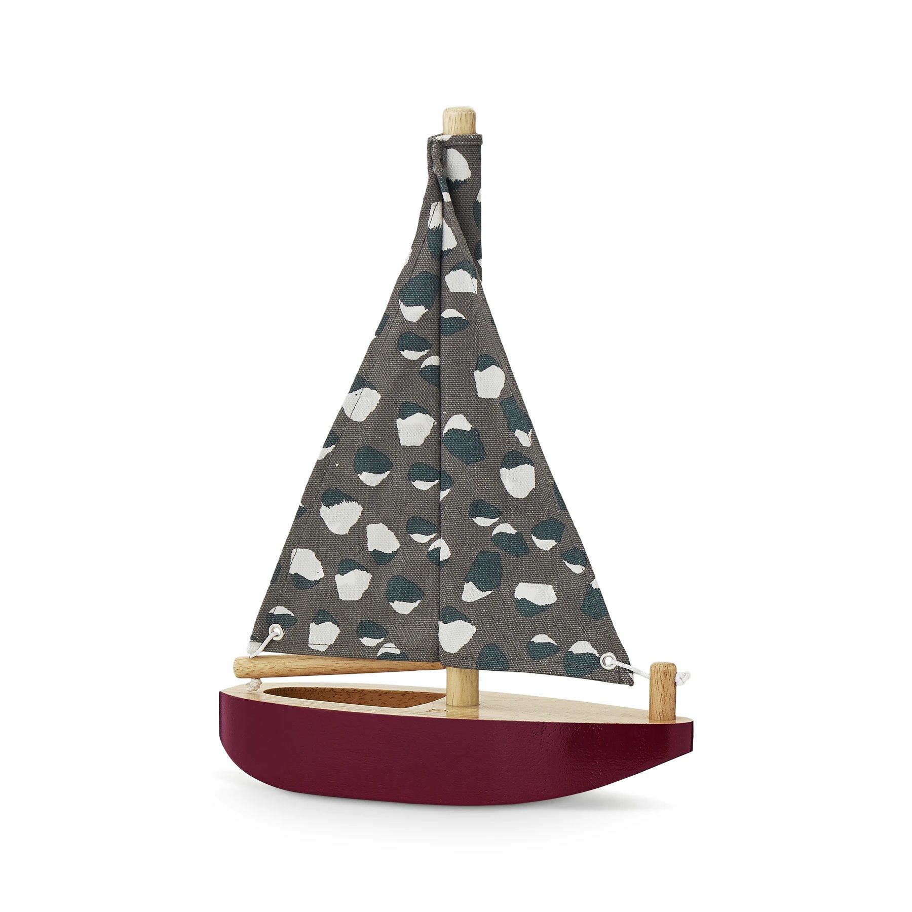 Holzsegelboot, Burgundy