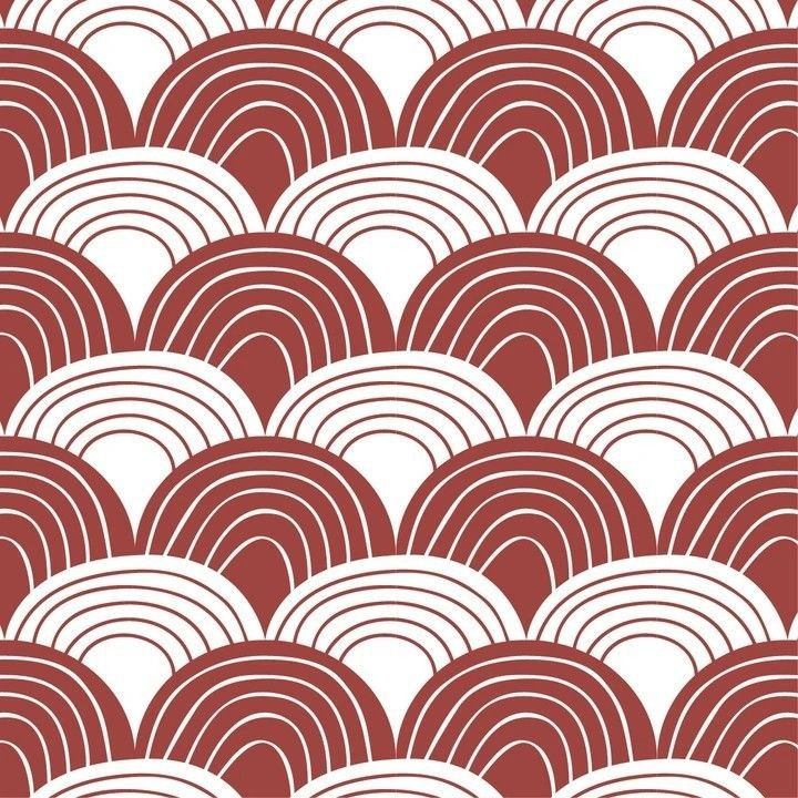 Spannbettlaken "Regenbogen" Burgundy 60x120cm