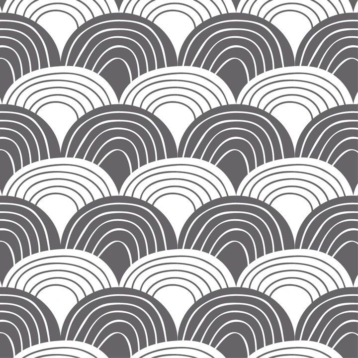 Spannbettlaken "Regenbogen" Graphite Gray 70x160cm