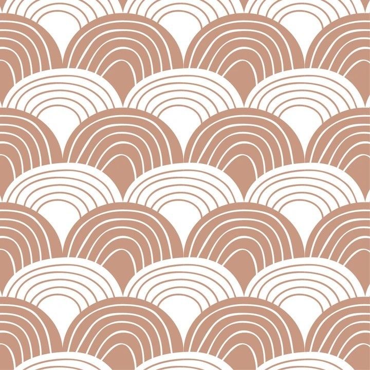 Spannbettlaken "Regenbogen" Terracotta Pink 60x120cm