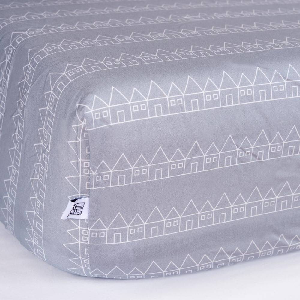 Spannbettlaken "Lindbacken" Tranquil Gray 70x140cm