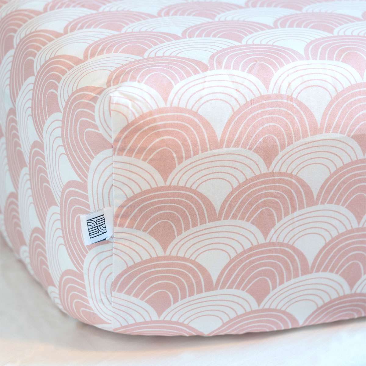 Spannbettlaken "Regenbogen" Nudy Pink 60x120cm