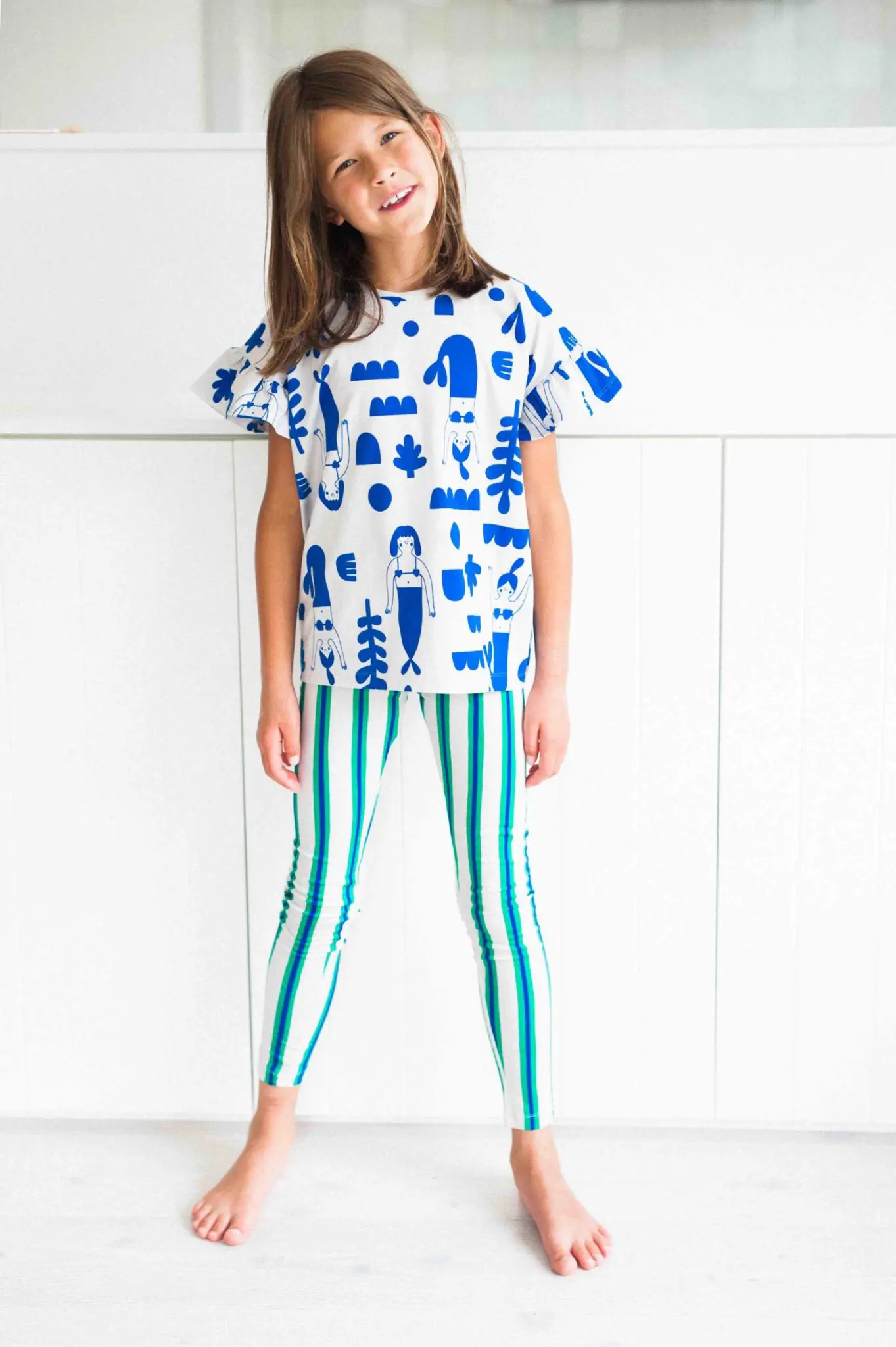 T-Shirt mit Rüschen "Mermaid"
