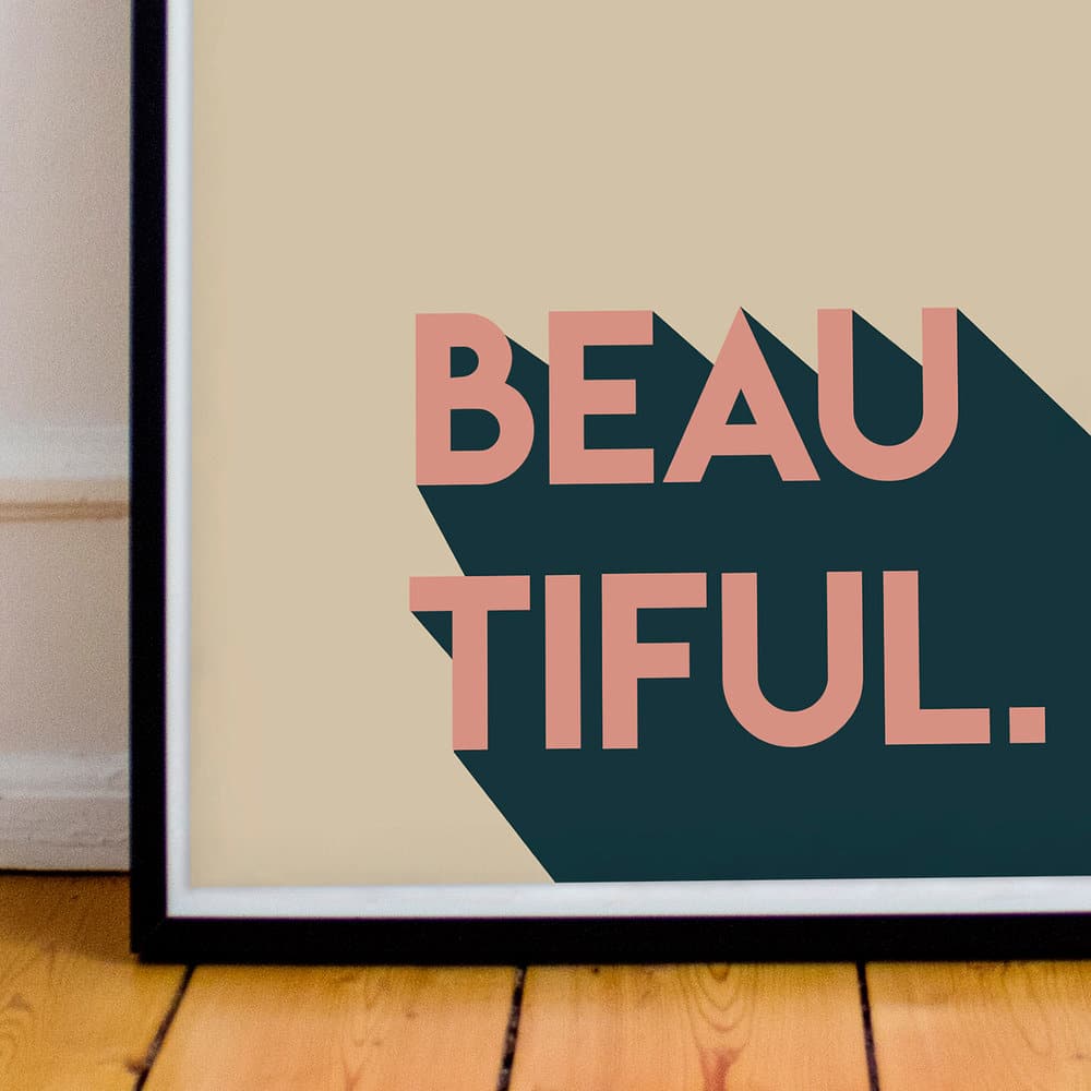 Poster "Beautiful"