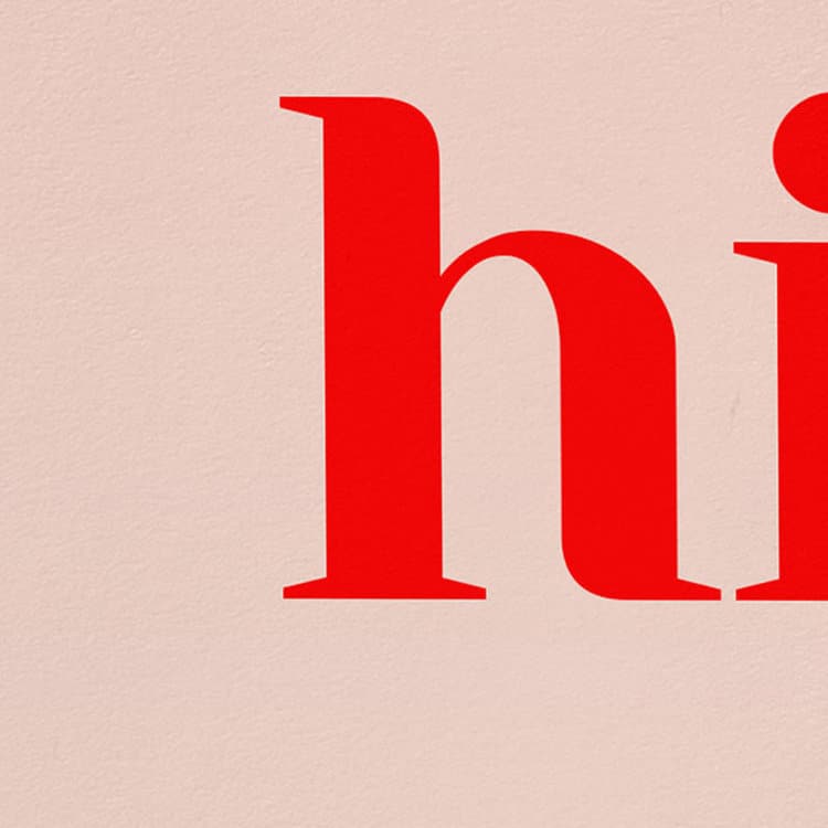 Poster "hi."