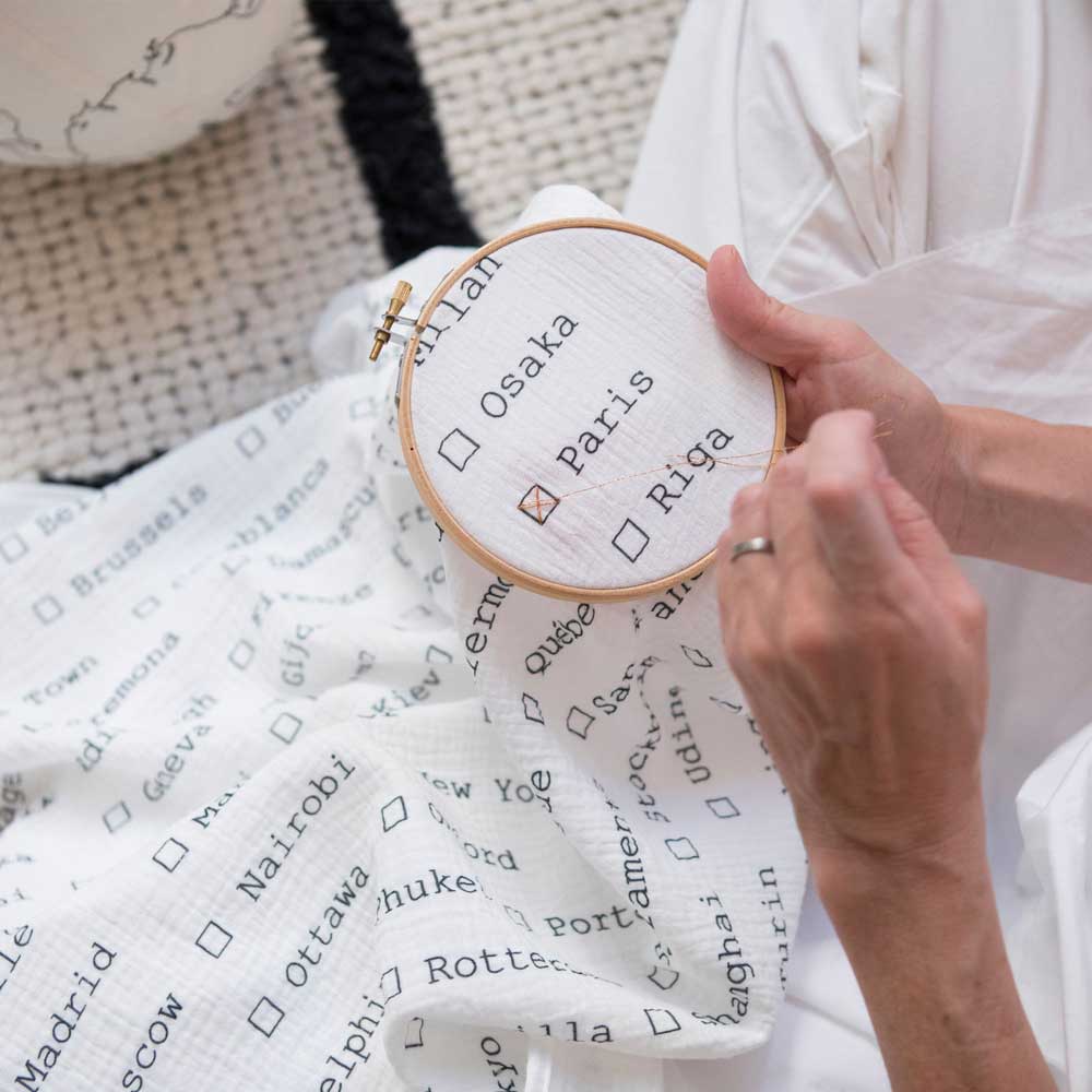 Musselintuch Städte