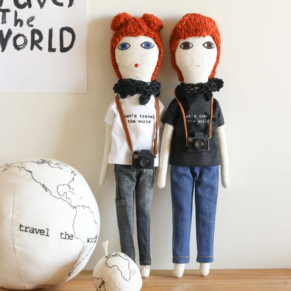 Puppe "Fashion Blogger" Red