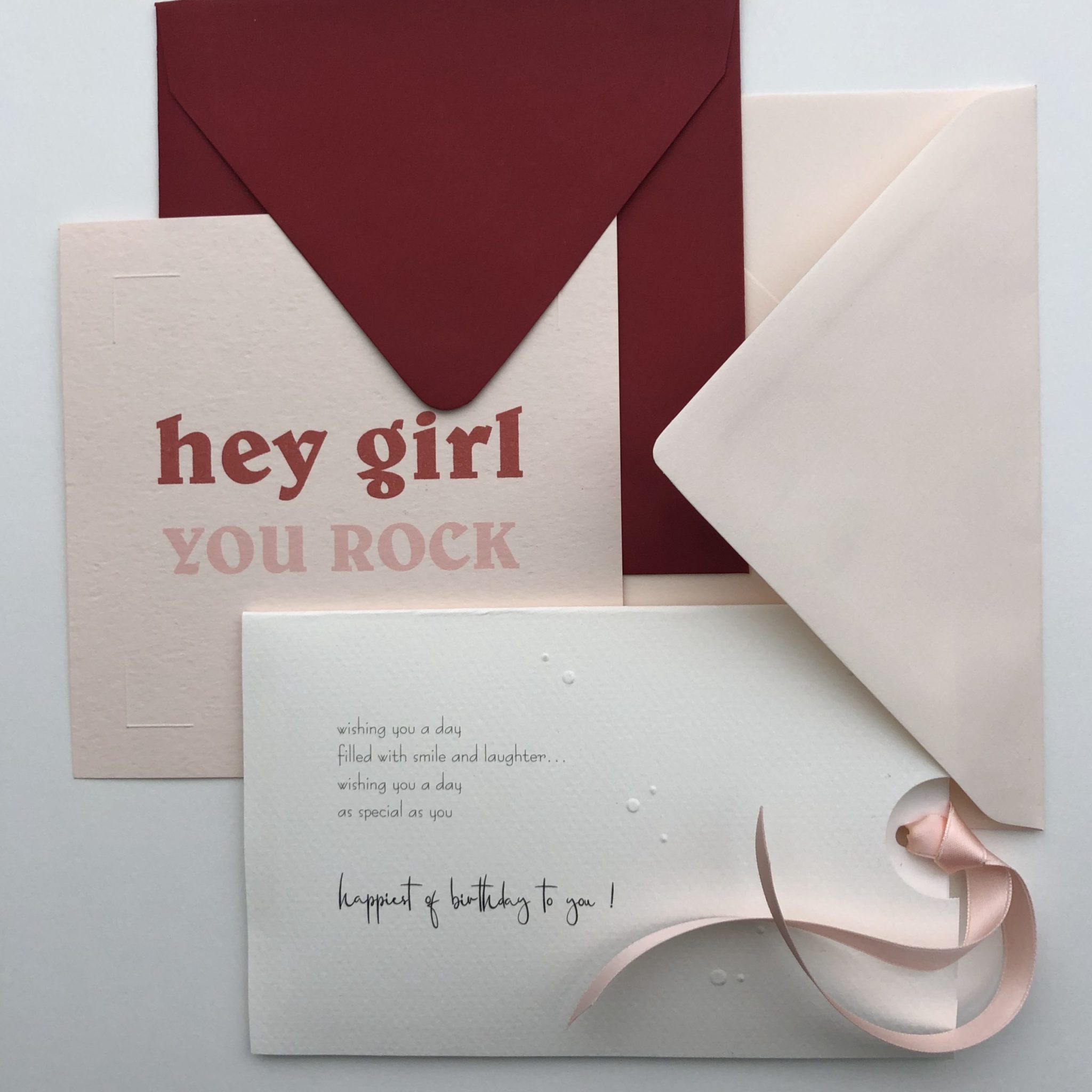 „Hey Girl“ Karten-Doppelset