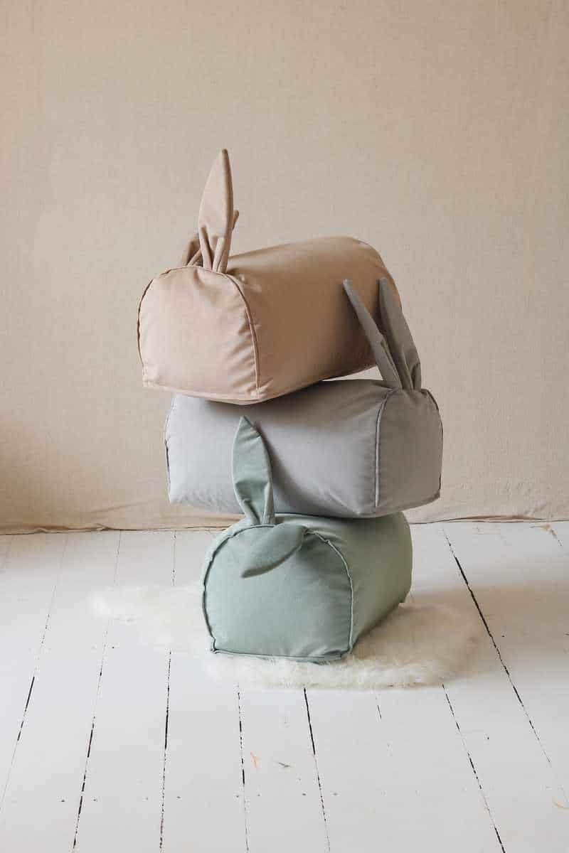 Sitzkissen Hase, Mint