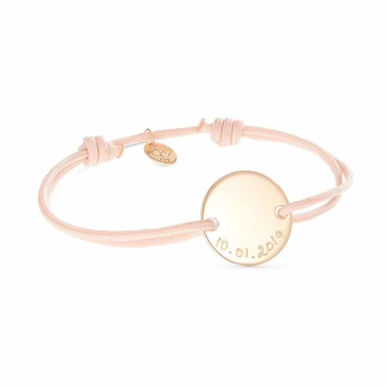 Personalisiertes Pastille-Armband in 18kt Vergoldung