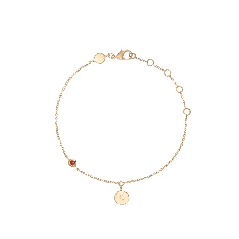 merci-maman-Personalisiertes-Geburtsstein-Armkettchen_gold