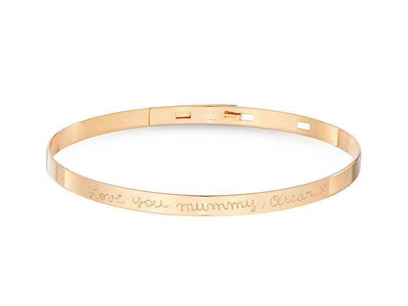 Personalisierter flacher Armreif