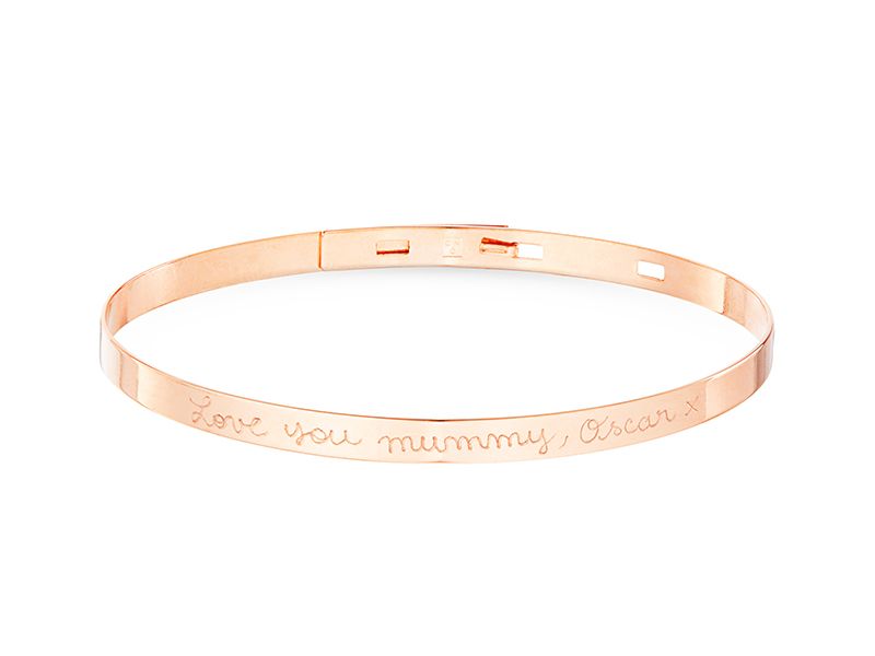 Personalisierter flacher Armreif