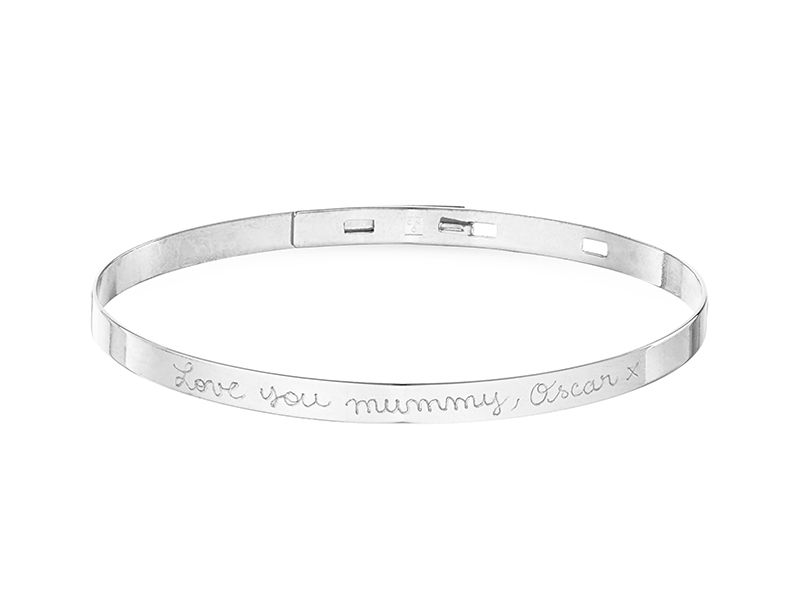 Personalisierter flacher Armreif