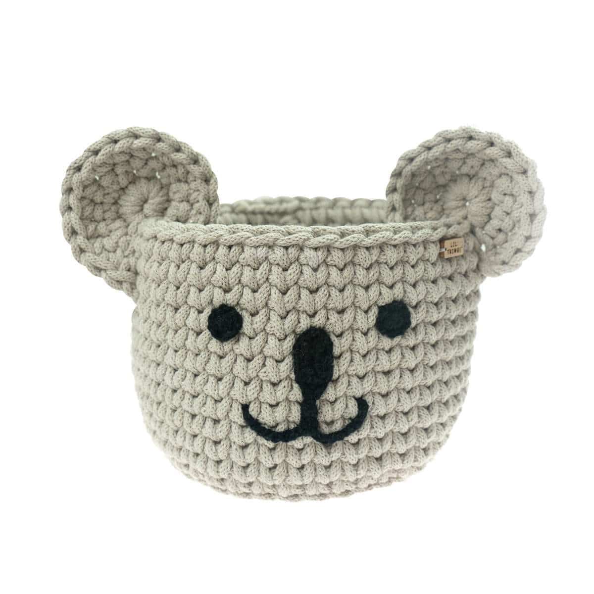 Korb Bär, Grau