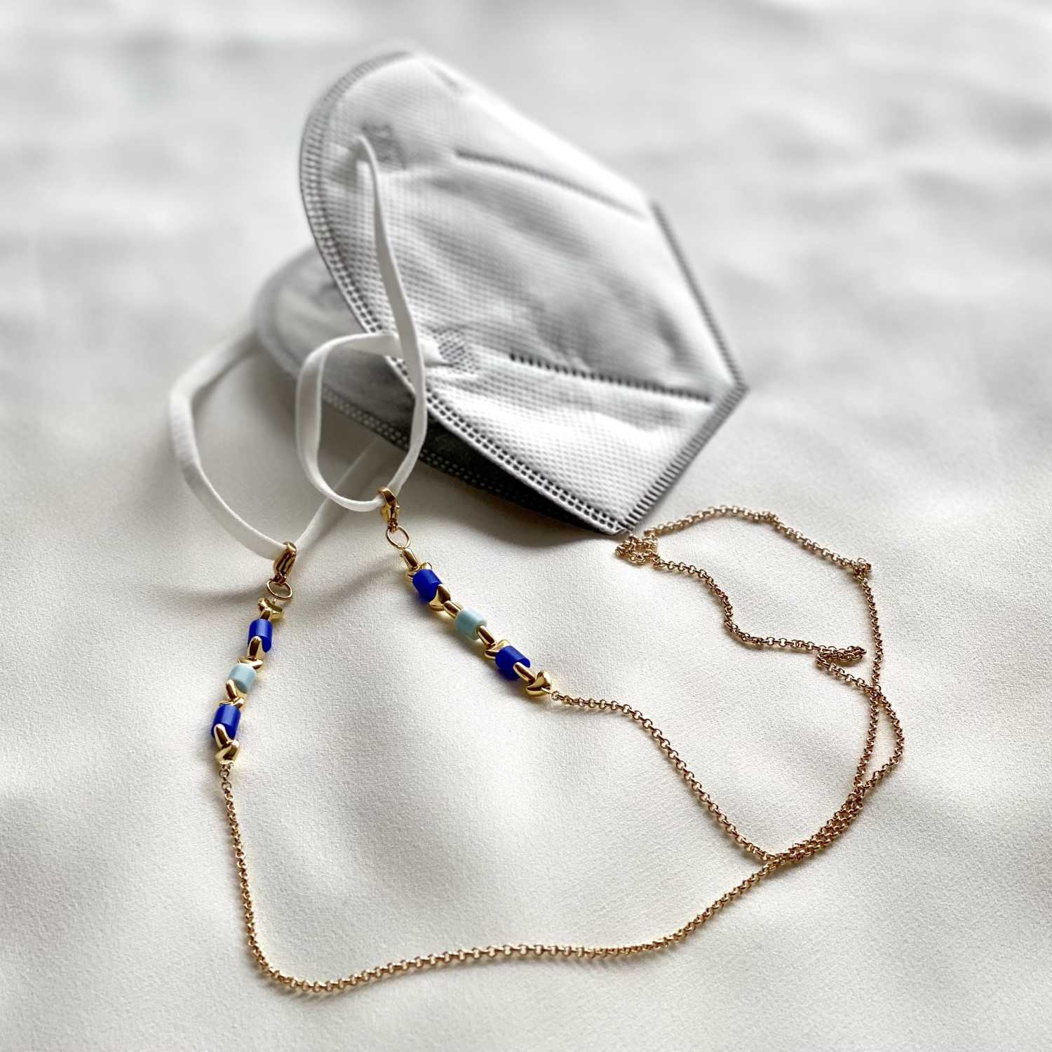 Brillenkette, Blau