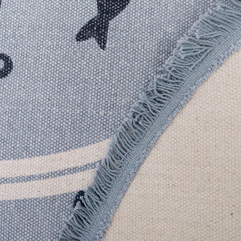 Kinderteppich "Little Deep Blue" Ø 120cm