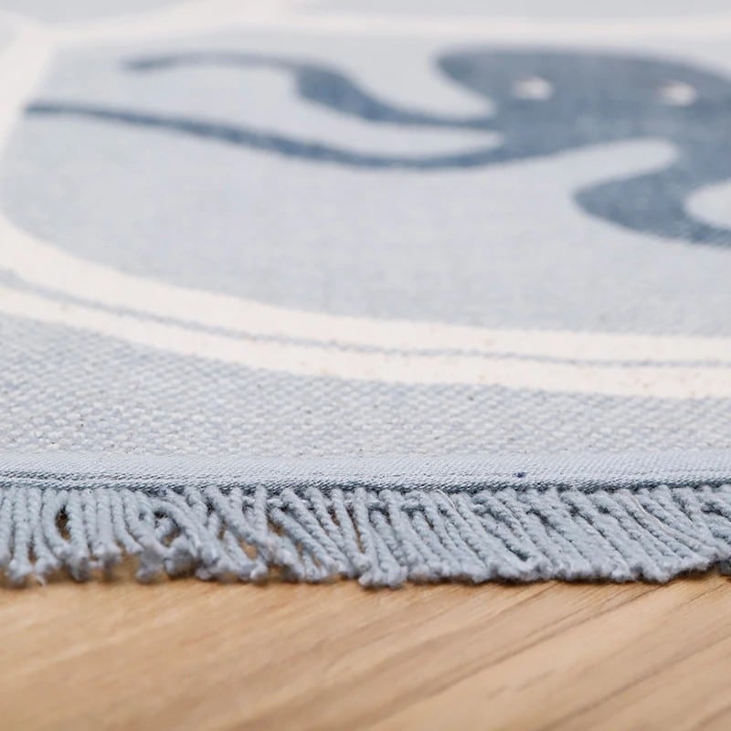 Kinderteppich "Little Deep Blue" Ø 120cm