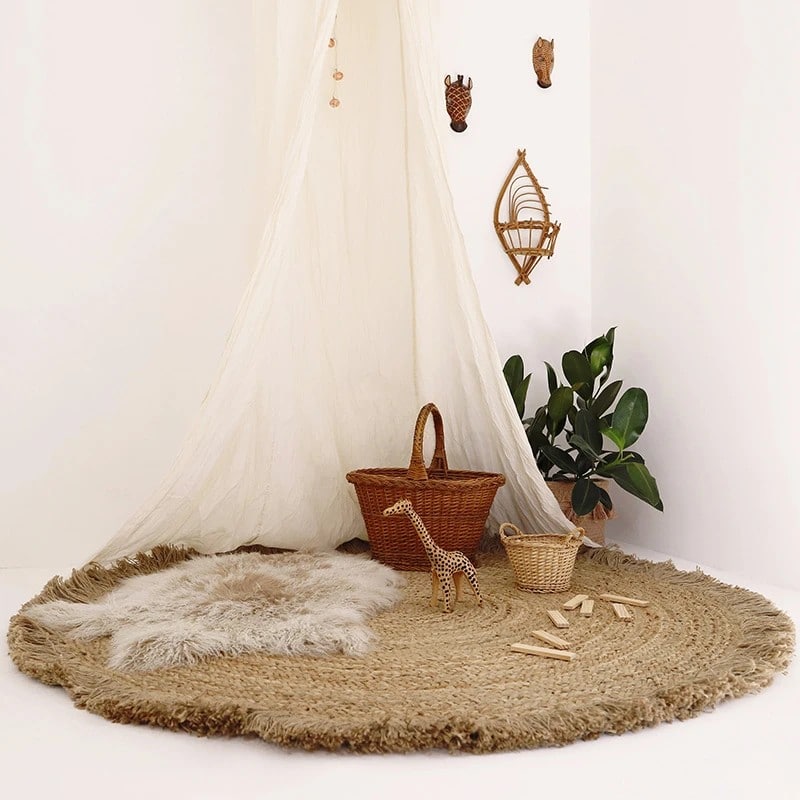 Jute Teppich "Terra" Ø140cm