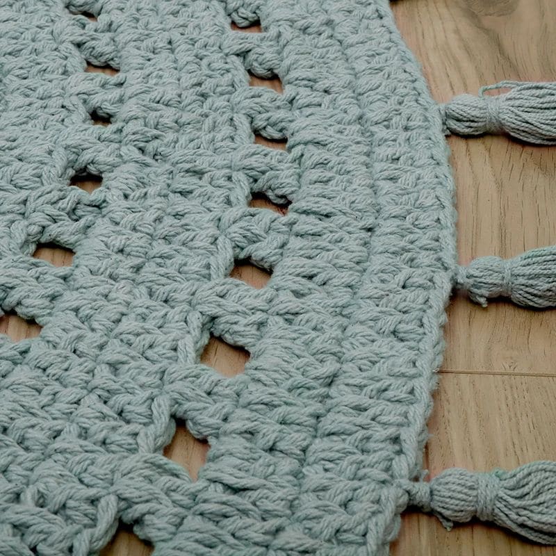Teppich "Nila Green Pale" Ø120cm