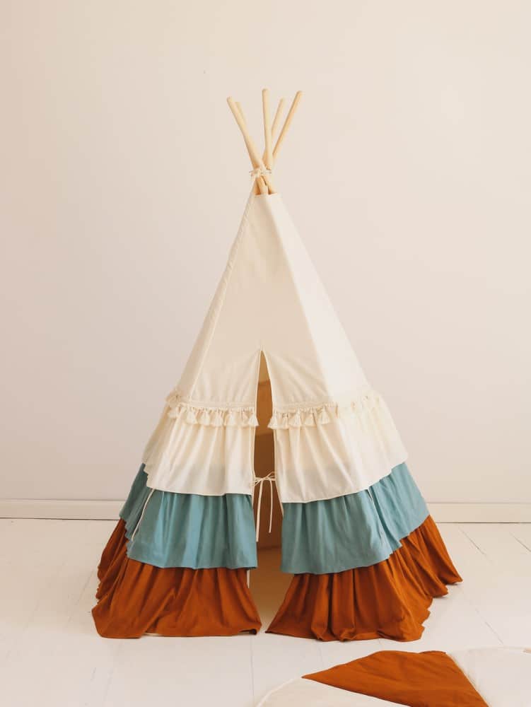Tipi Zelt mit Rüschen “Circus”