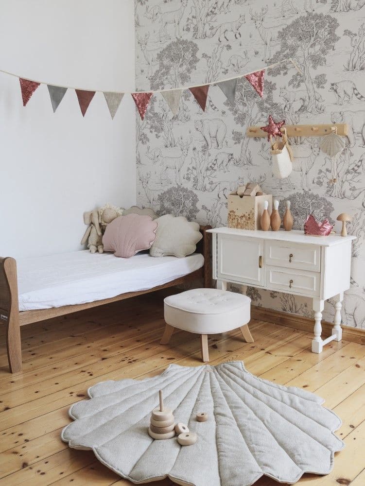 Girlande "Pink an Grey"