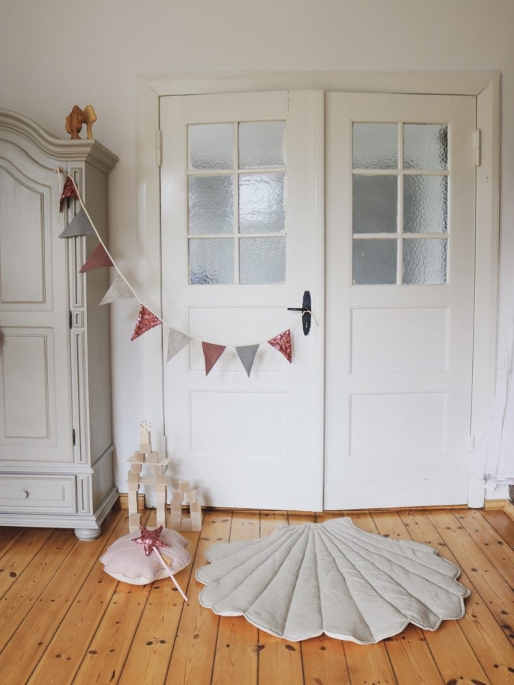 Girlande "Pink an Grey"