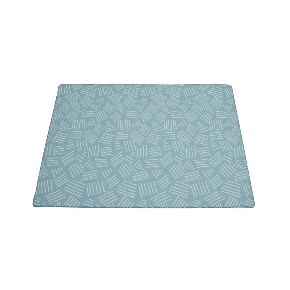Kleine Spielmatte "Cushy" Neo Mint/Pearly Gray 140x100cm