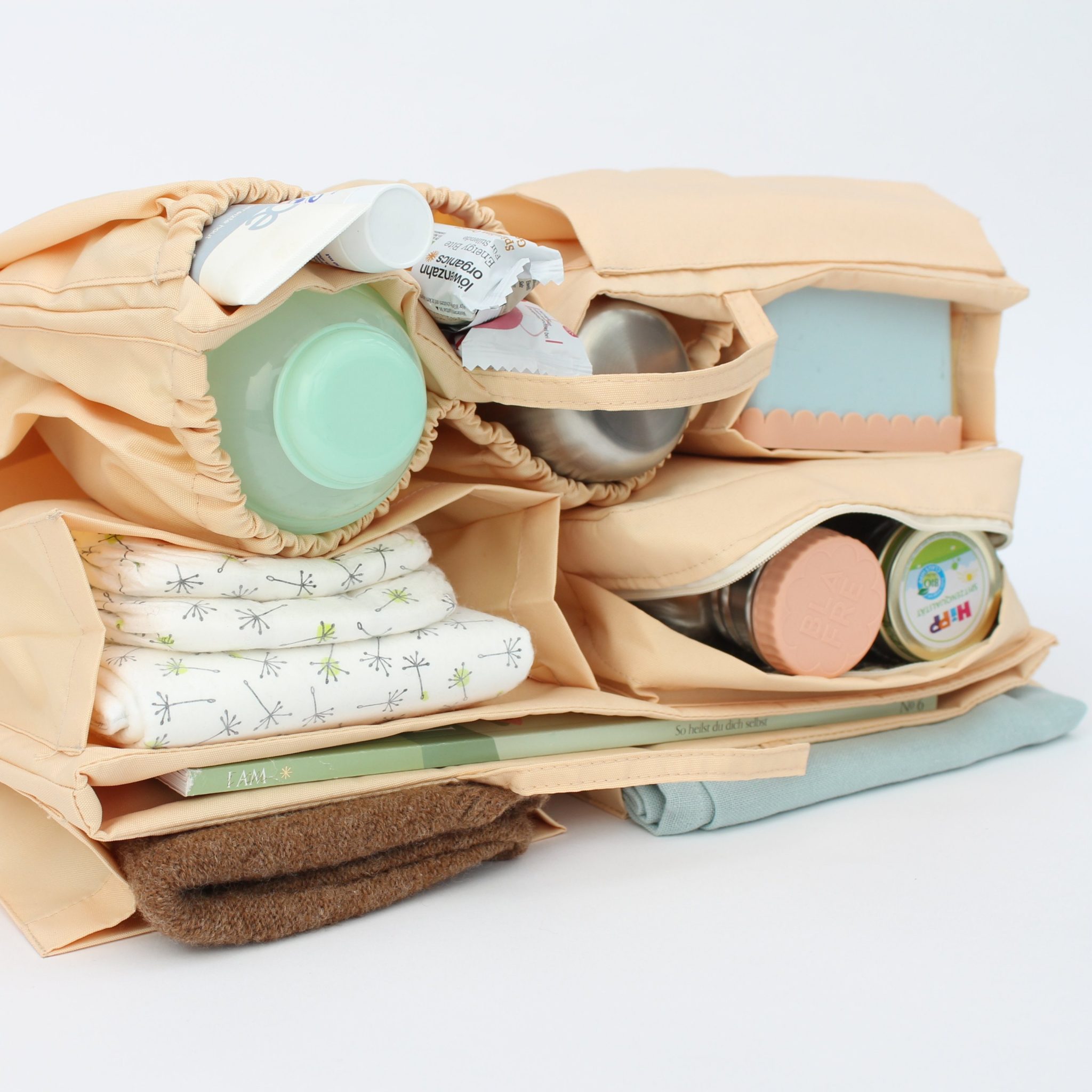 Granda Wickeltasche Beige