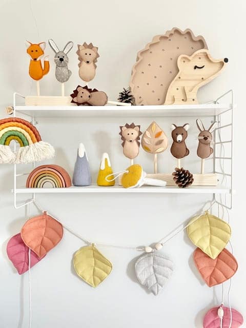 Waldfreunde Puppen Set für Theater