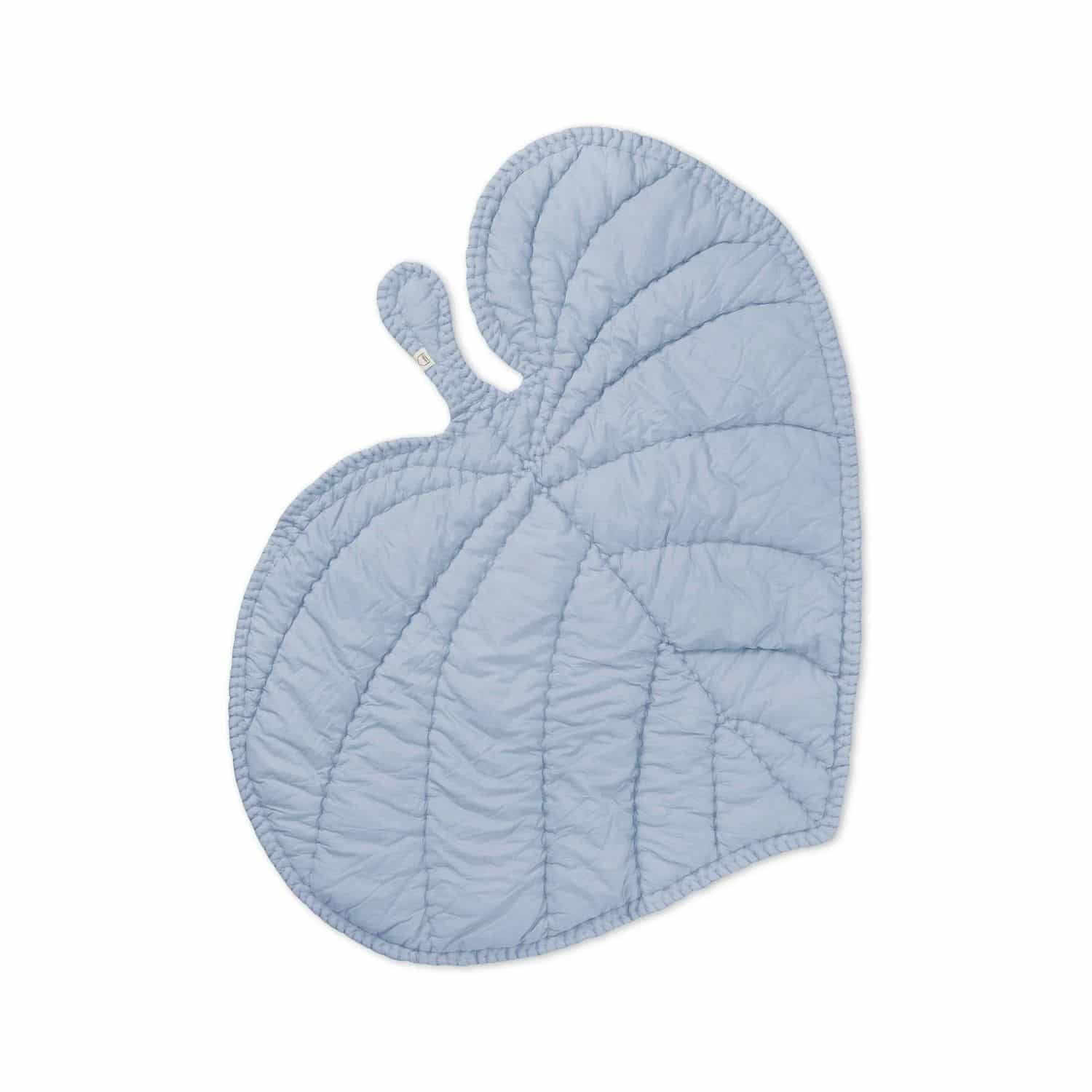 Steppdecke "Leaf" Blau