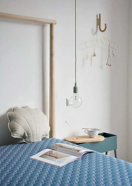 Swedish_Linens_moroccan_blue_seashells_double_sheet