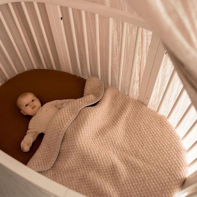 Spannbettlaken, Pecan 40x80cm