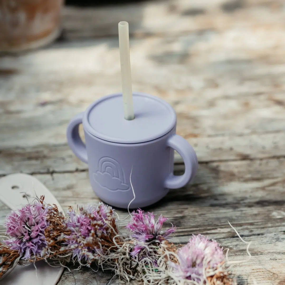 Henkelbecher Set “Rainbow” Lilac & Cocoa