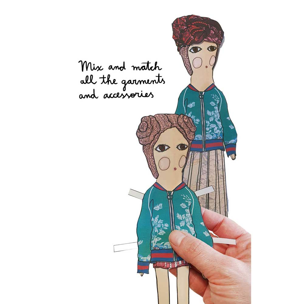 Papierpuppen Set