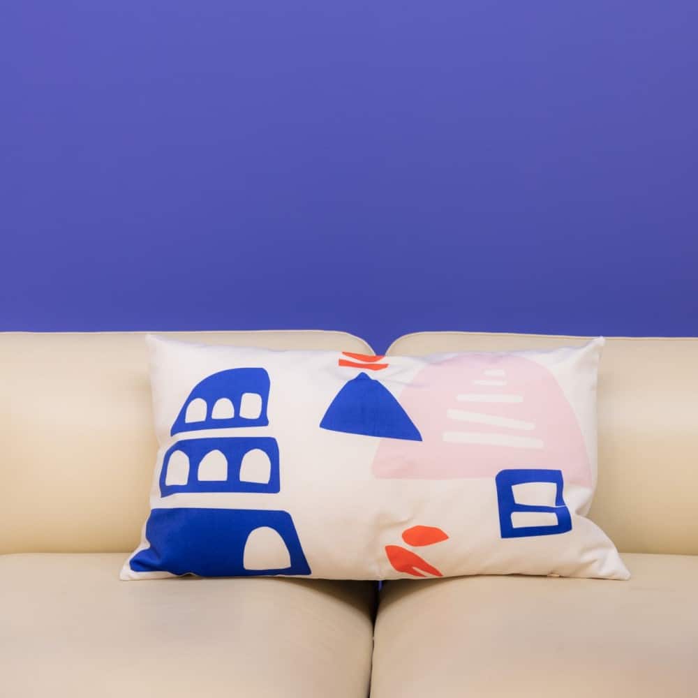 Kissen Babylone Pink L 48x60cm