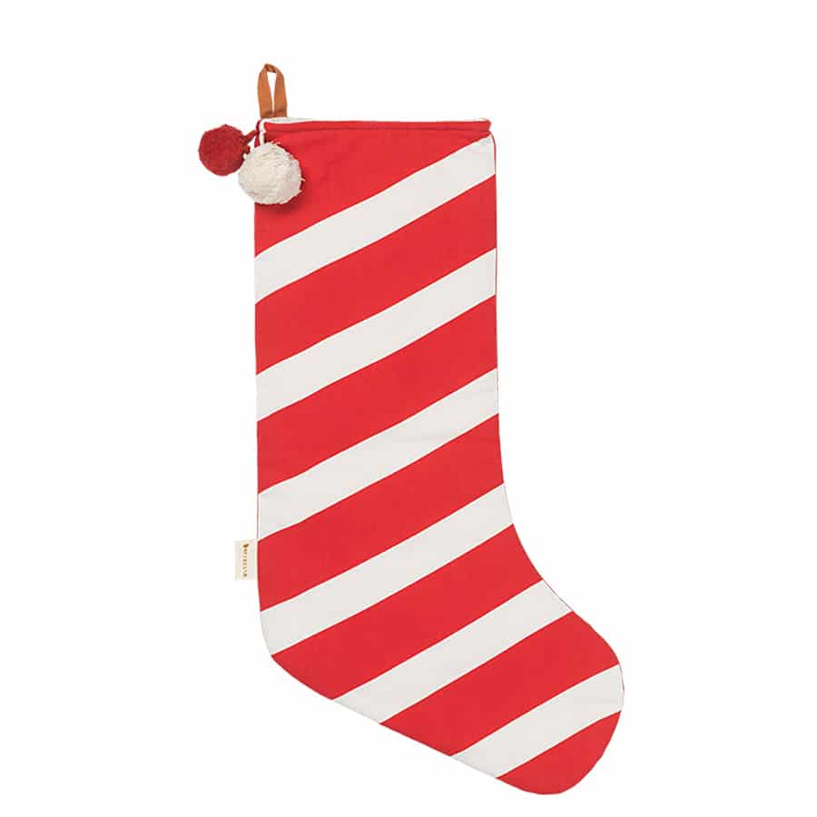 Weihnachtsstrumpf *Candy Cane Holly Red*