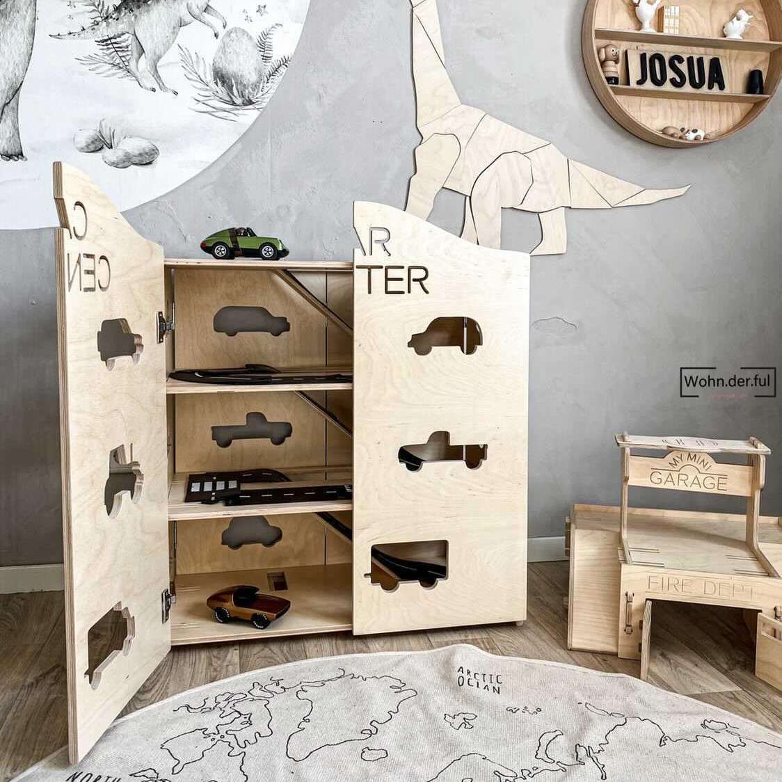 Kids Concept Müllauto aus Holz natur/blau ab 18 Monaten online kaufen