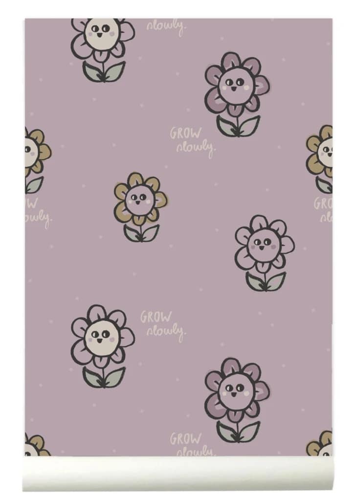 Tapete Blume "Grow Slowly"
